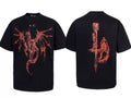 Thug Club Black & Red Winged Dragon Graphic T-Shirt