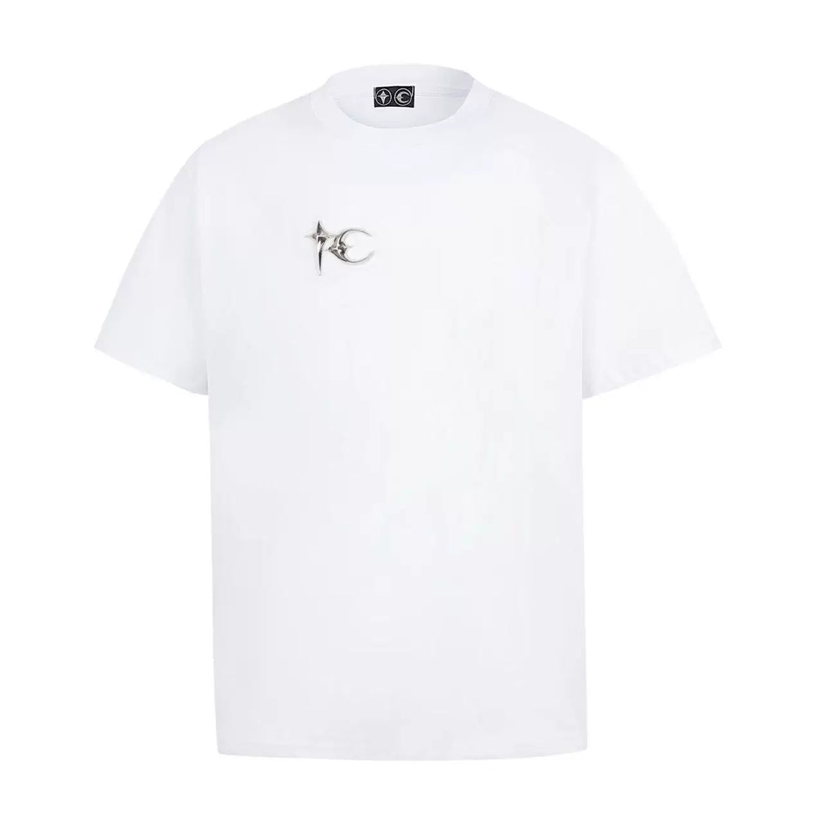 Thug Club White Minimalist Metal Sword Logo T-Shirt