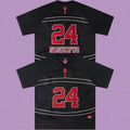 Trapstar "NONEOFUS" Raglan Football Jersey - Black/Red
