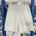 Cole Buxton Off-White Outline CB Logo Shorts
