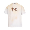 Thug Club Off-White Distressed Wash Punk Emblem T-Shirt