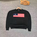 Cole Buxton Black American Flag Graphic Sweatshirt