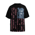 Thug Club Black Distressed Flag Graphic T-Shirt